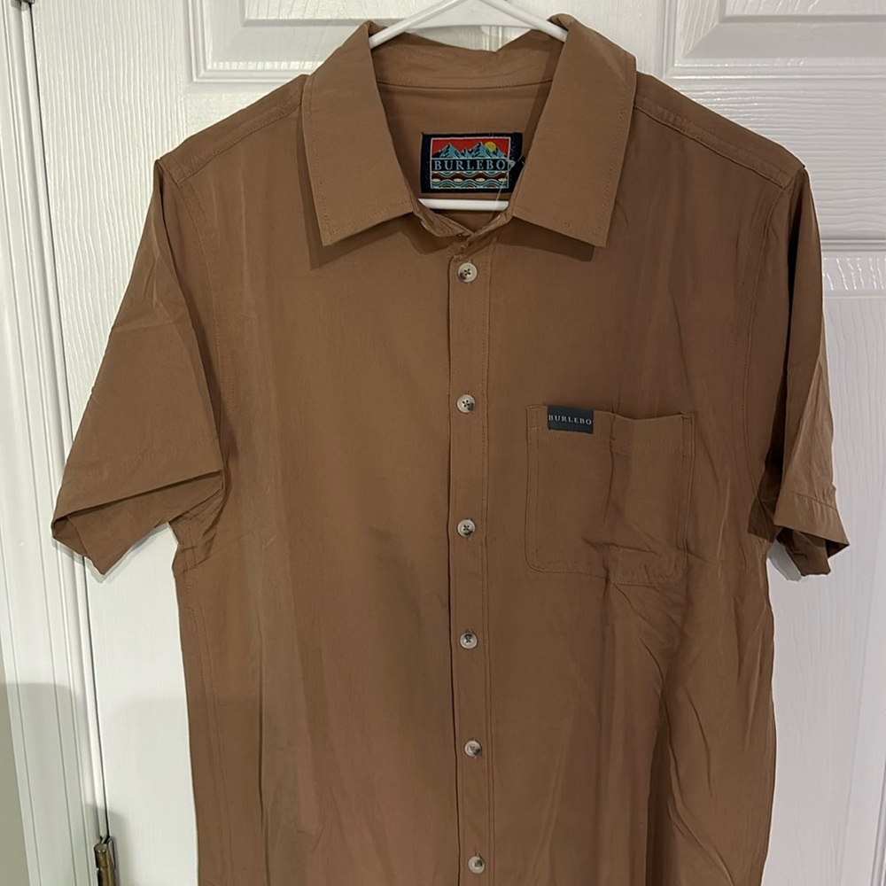 BURLEBO Performance button up shirt